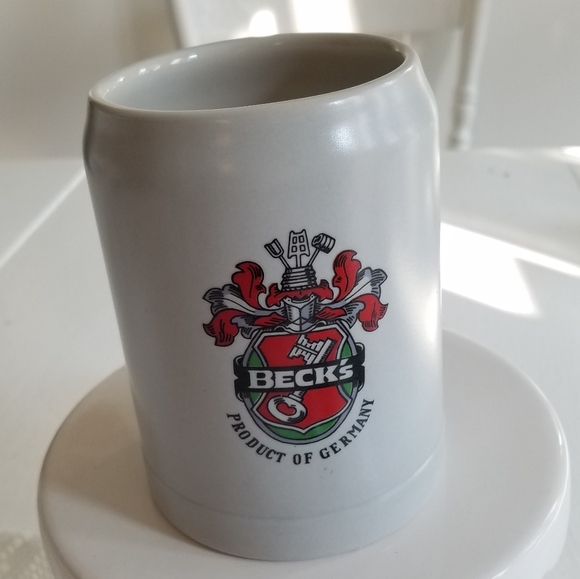 Beck's Product of Germany Beer Mug Stein - Picture 1 of 10